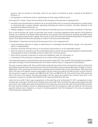 Merrill lynch 2008 Proxy Statement