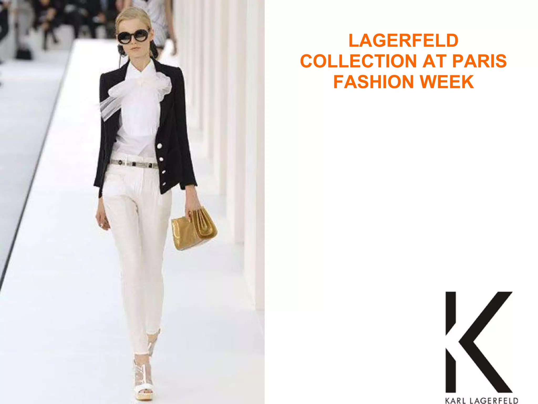 LAGERFELD COLLECTION AT PARIS FASHION WEEK 