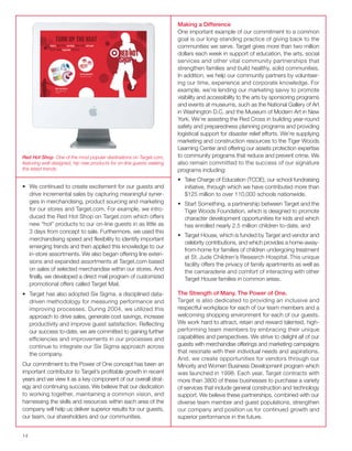 Target Annual Report 2004