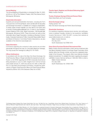 Target Annual Report 2004