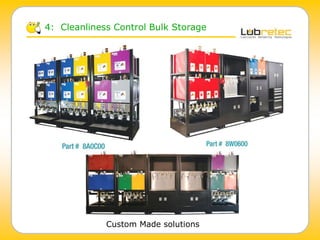 4: Cleanliness Control Bulk Storage
Custom Made solutions
 