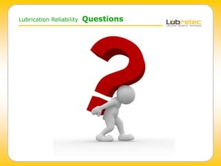 Lubrication Reliability Questions
 