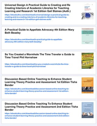 The Lecturer s Toolkit A practical guide to assessment learning and ...