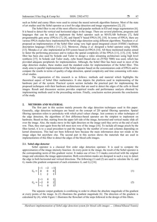 Hardware implementation of Sobel edge detection system for blood cells ...