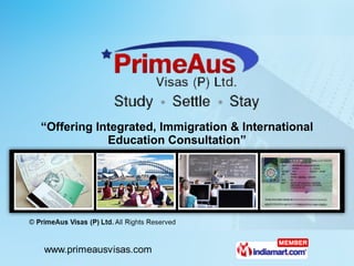 “ Offering Integrated, Immigration & International Education Consultation” 