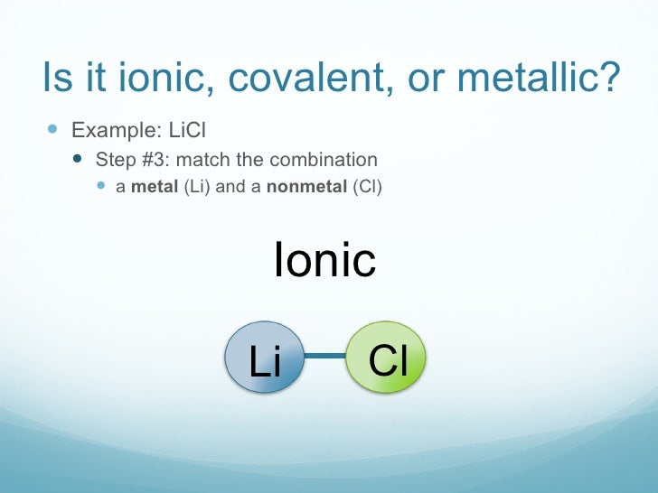 10/26 What are the 3 types of chemical bonds? Part II