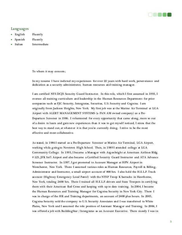 Resume & Cover Letter 2015