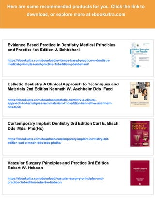 Principles and Practice of Laser Dentistry 1st Edition Robert A ...