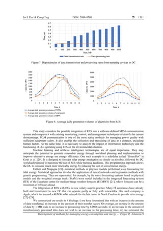 Development of methods for managing energy consumption and energy ...