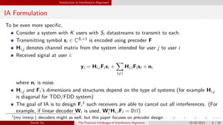 The Practical Challenges of Interference Alignment | PDF