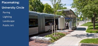 Placemaking:
University Circle
Paving
Lighting
Landscape
Public Art
 