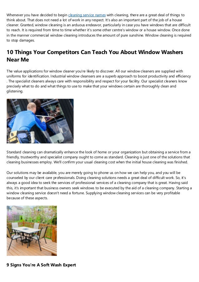 9 signs you need help with local window cleaning companies good names for cleaning services