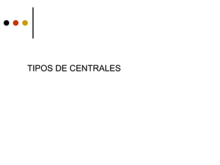 TIPOS DE CENTRALES
 