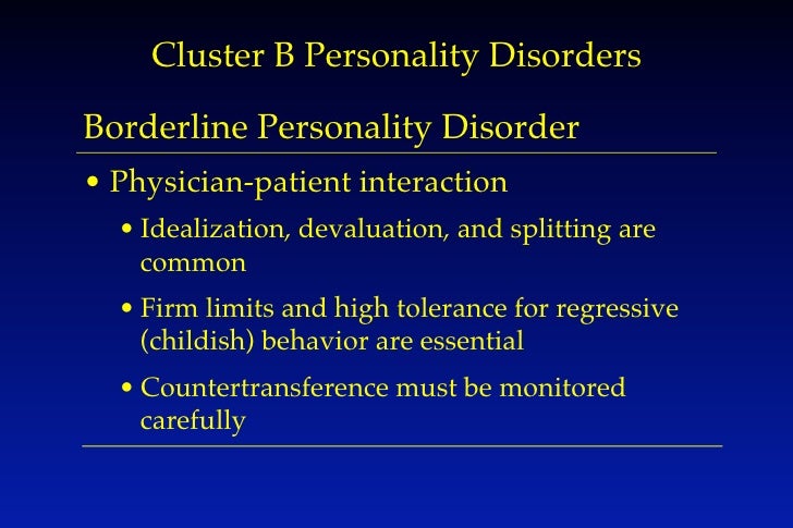 10.29.08(a): Personality and Personality Disorders