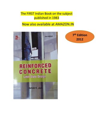 The FIRST Indian Book on the subject
published in 1983
Now also available at AMAZON.IN
7th Edition
2012
 