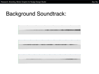 Background Soundtrack:
Research, Branding, Motion Graphic for Nudge Design Studio Ziyu Niu
 