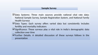 the sources of demographic data in india | PPTX