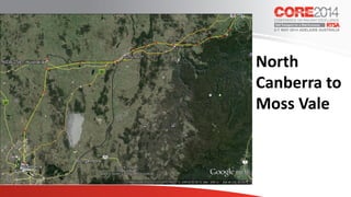 North
Canberra to
Moss Vale
 