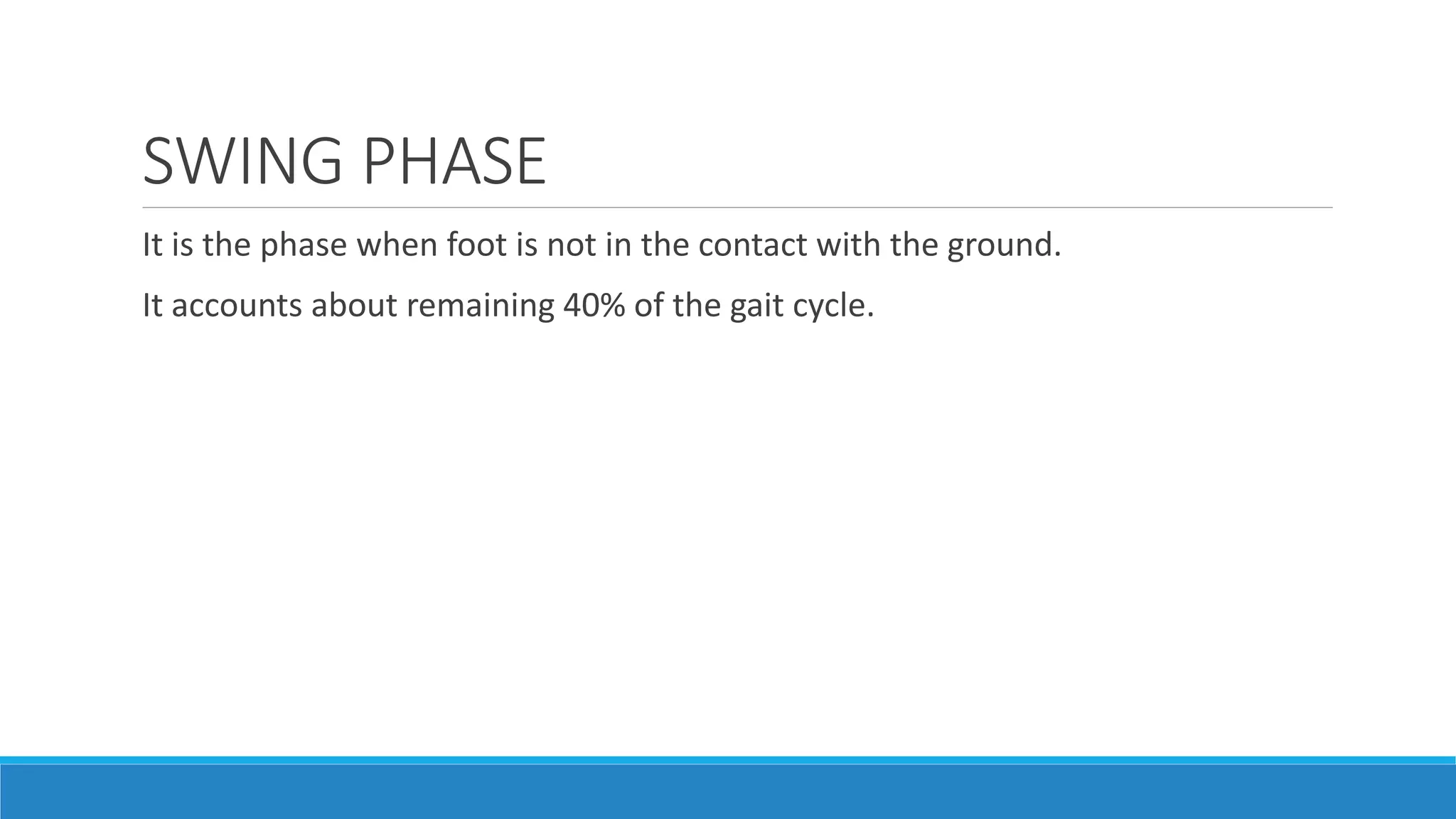 Phases of gait ppt