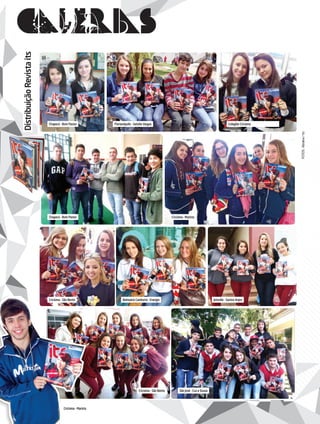 DistribuiçãoRevistaits
FOTOS:Abrakw/its
Chapecó - Bom Pastor
Criciúma - São Bento
Chapecó - Bom Pastor
Criciúma - Marista
Criciúma - São Bento São José - Cuz e Sousa
Criciúma - Marista
Florianópolis - Getúlio Vargas
Balneário Camboriú - Energia
Colegião Criciúma
Joinville - Santos Anjos
 