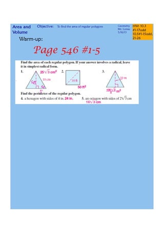 10-3 and 10-5 Areas of Regular Polygons.pdf