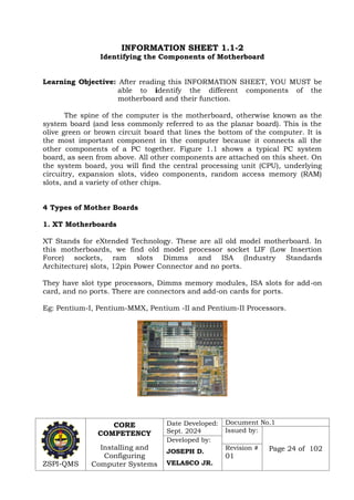 CSS MODULE Competency Based Learning Materials | PDF