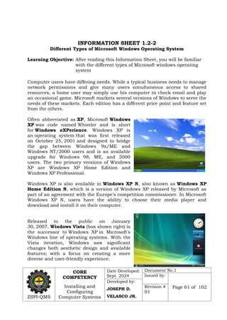Css Competencies Based Learning Module CSS MODULE Competency Based Learning Materials | PDF