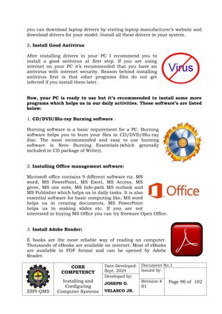 CSS MODULE Competency Based Learning Materials | PDF