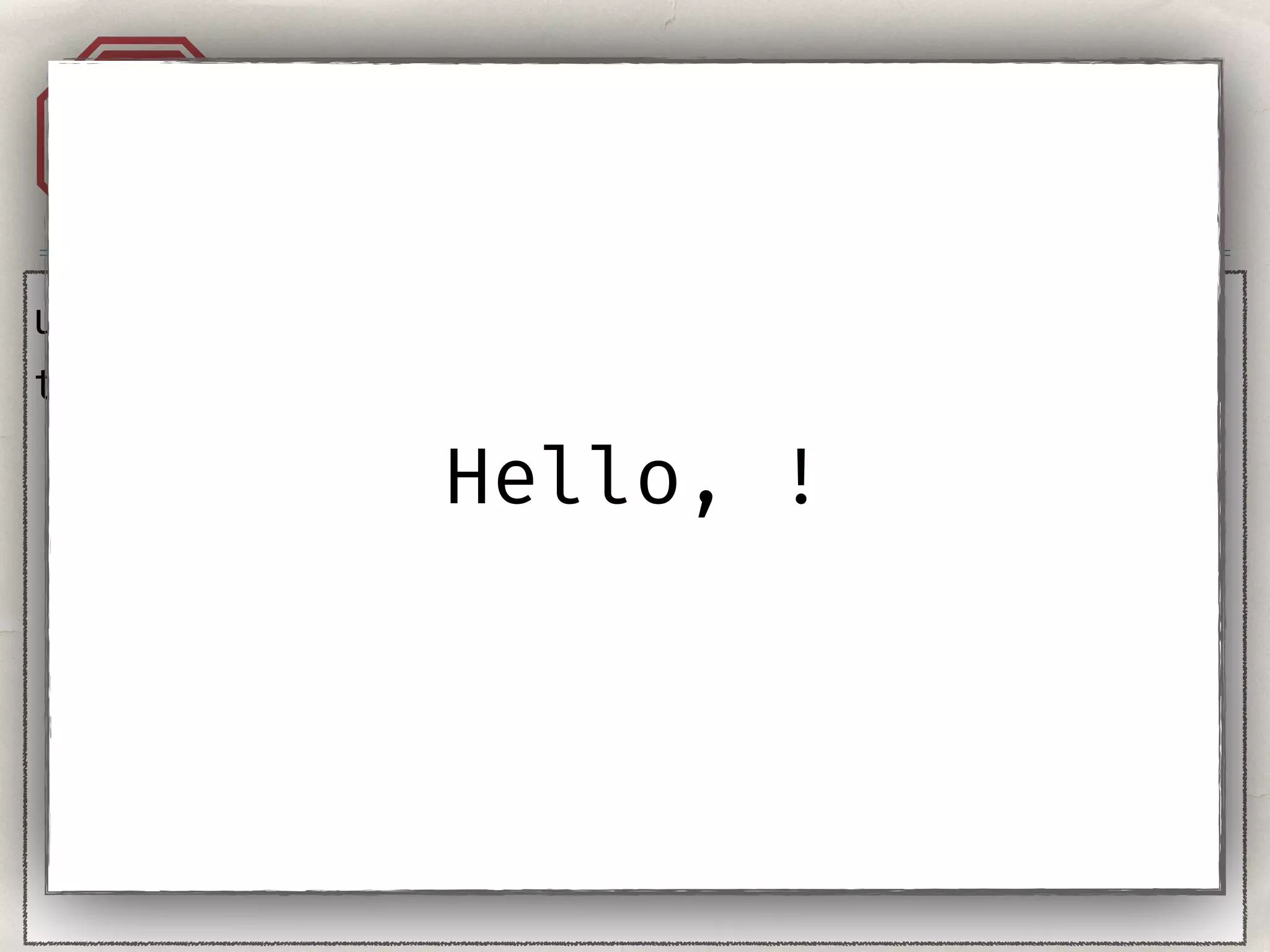 Injection. Templates.A1
user = "{{''}}"
template = ‘Hello, %s!' % user
Hello, !
 