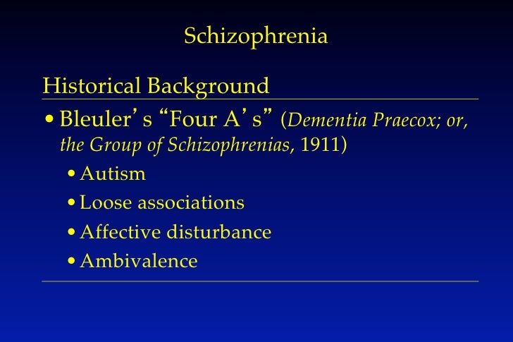 10 30 08 a Schizophrenia And Other Psychotic Disorders