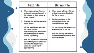 File Handling in c++ | PPTX