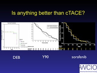 Is anything better than cTACE?Is anything better than cTACE?
18
DEB Y90 sorafenib
 
