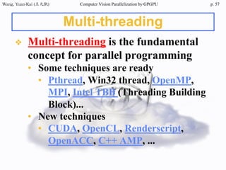 2014/07/17 Parallelize computer vision by GPGPU computing | PDF