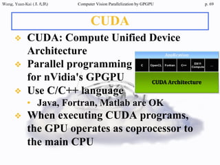 2014/07/17 Parallelize computer vision by GPGPU computing | PDF