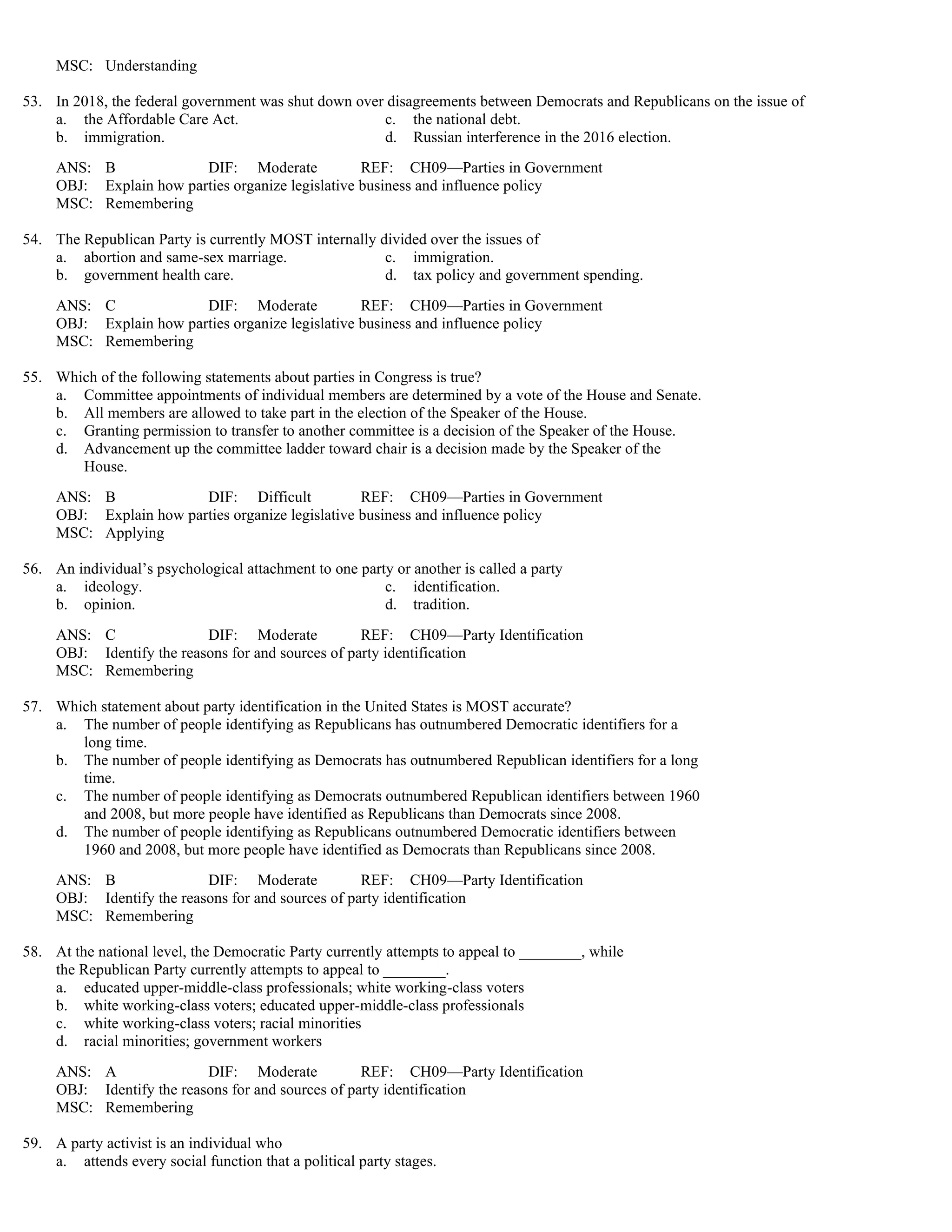 We The People 12th Edition Ginsberg Test Bank | PDF