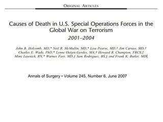 Annals of Surgery • Volume 245, Number 6, June 2007
 