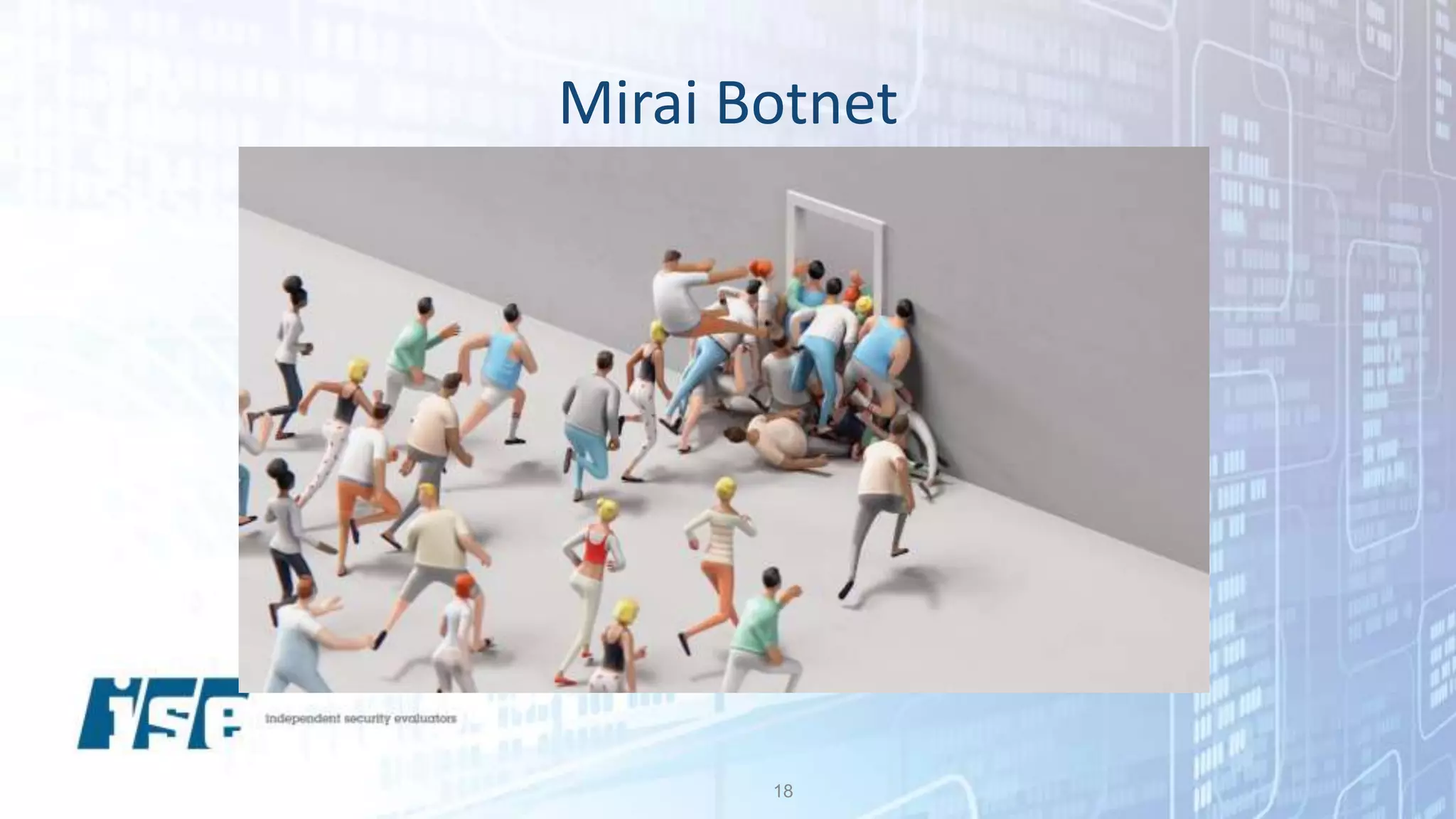 Mirai Botnet
18
 