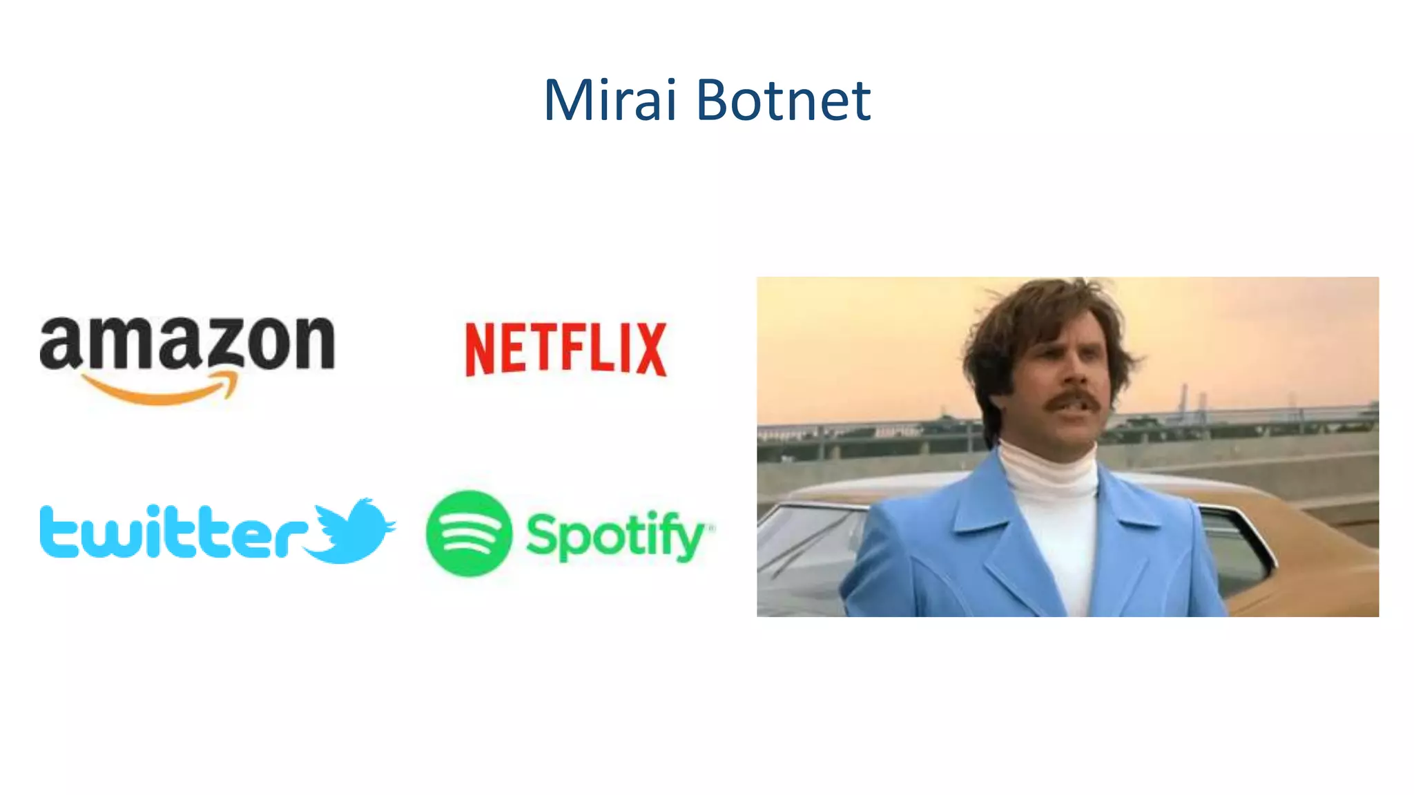 Mirai Botnet
 