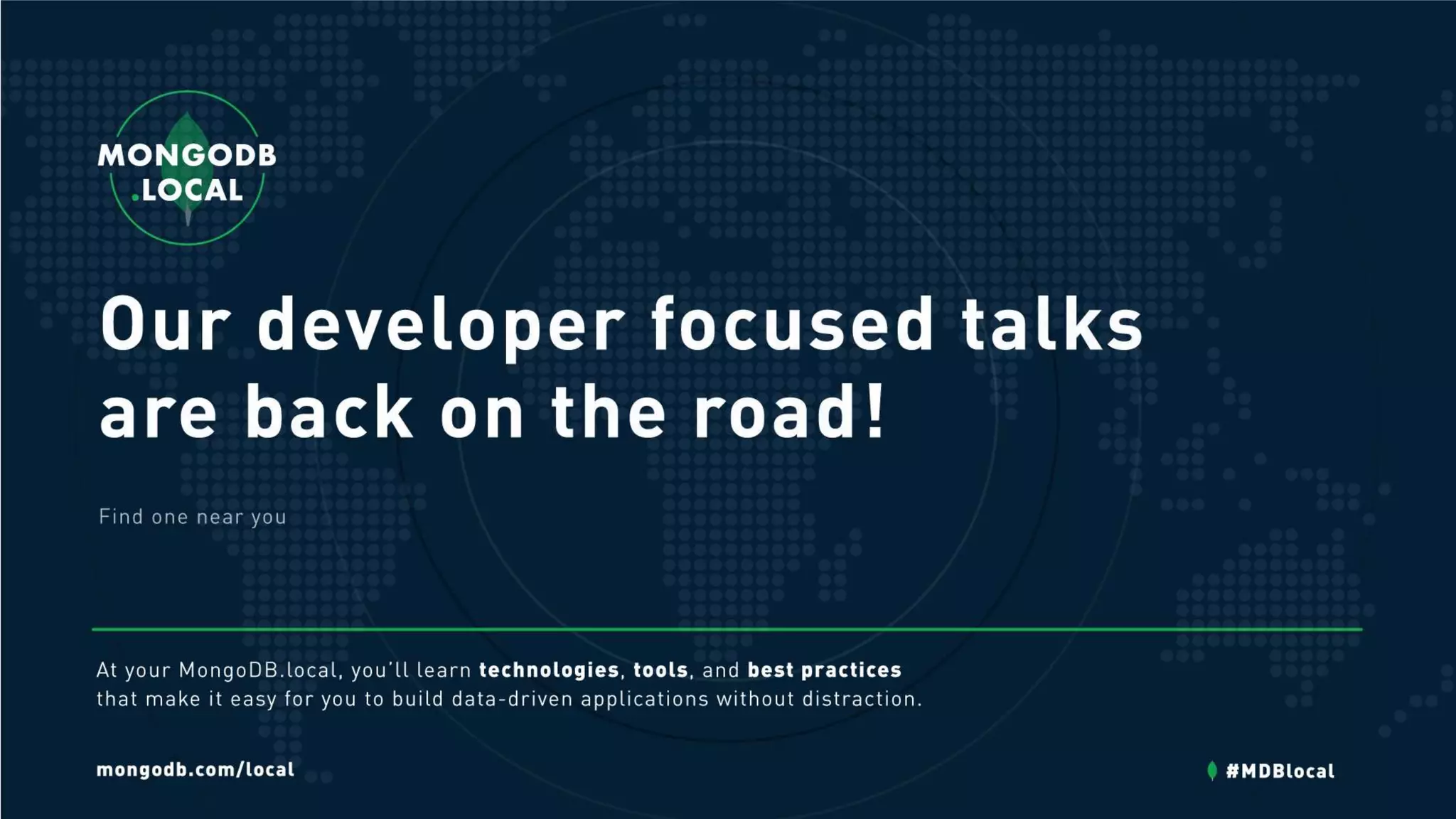 MongoDB.local Seattle 2019: Building Your First MongoDB App Using Atlas & Stitch