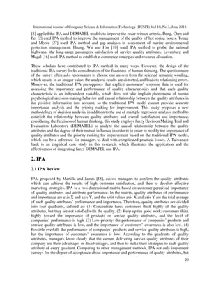 INTEGRATION OF IMPORTANCEPERFORMANCE ANALYSIS AND FUZZY DEMATEL | PDF