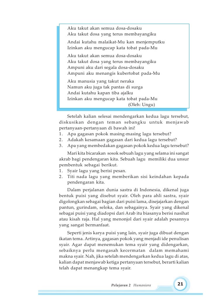 Contoh Syair Perahu Syair Nasehat Cikimm Com