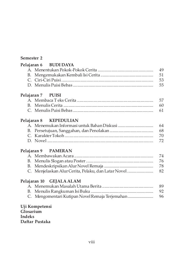 Bahasa Indonesia SMP 8