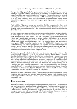 A Novel Data Dictionary Learning for Leaf Recognition | PDF