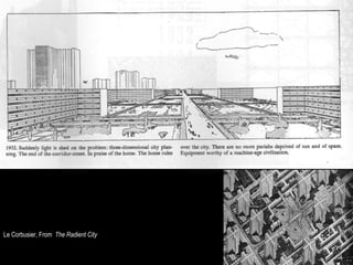 Le Corbusier, From The Radient City
 