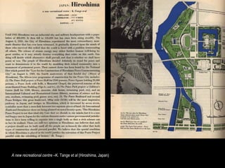 A new recreational centre –K. Tange et al (Hiroshima, Japan)
 