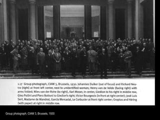 Group photograph, CIAM 3, Brussels, 1930
 