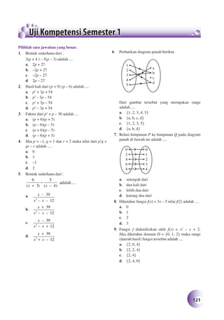 Matematika SMP Kelas 8