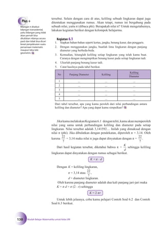 Matematika SMP Kelas 8