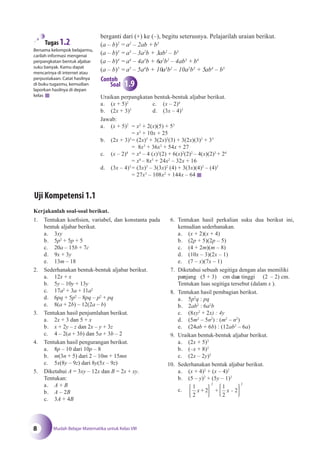 Matematika SMP Kelas 8