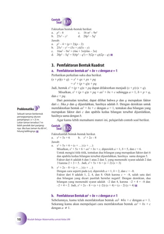 Matematika SMP Kelas 8